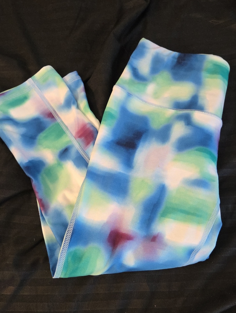 DSG Women's Tie-Dye Leggings in Blue, Green & Pink